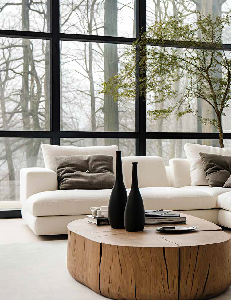 AD-Steel® steellook PVC ramen — hout-staal combinatie